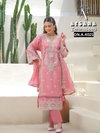 Zehnaseeb By Afsana Organza Embroidery Readymade Suit Exporters In India